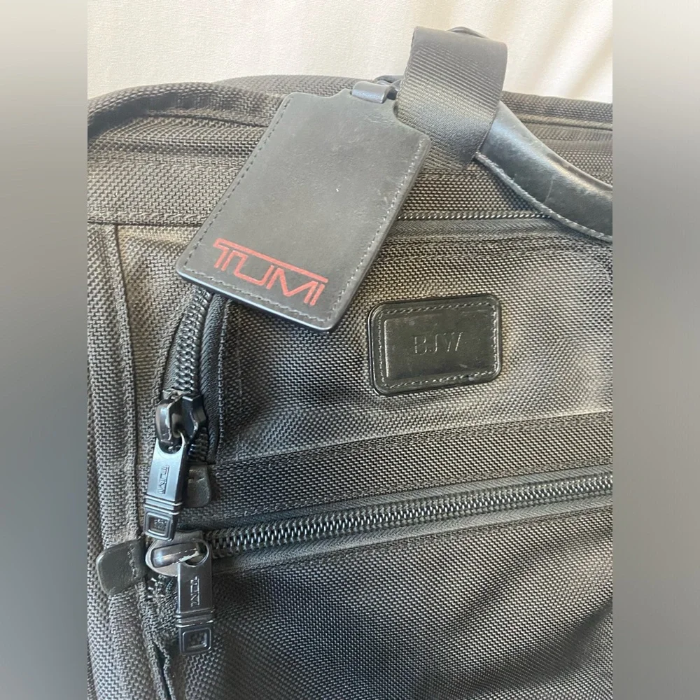 Tumi 2408-7 26114Dh Alpha Briefcase Nylon Black With Shoulder Strap